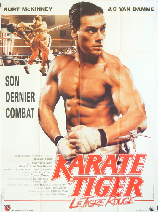 KARATÉ TIGER 120X160 ORIGINAL MOVIE POSTER  KURT MCKINNEY