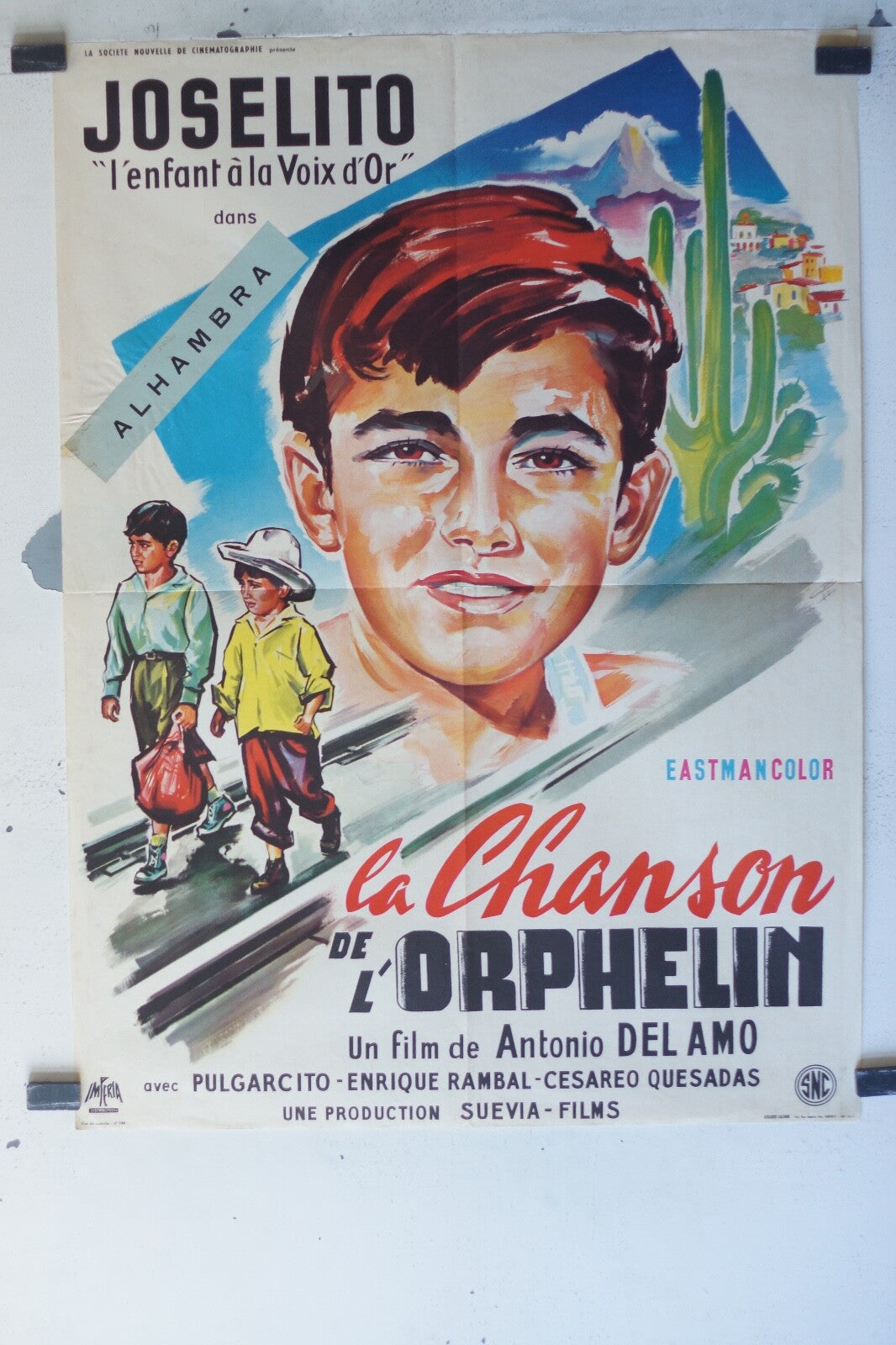 CHANSON DE L’ORPHELIN (LA) movie poster ORIGINAL 60x80 Joselito,Cesareo Quezadas