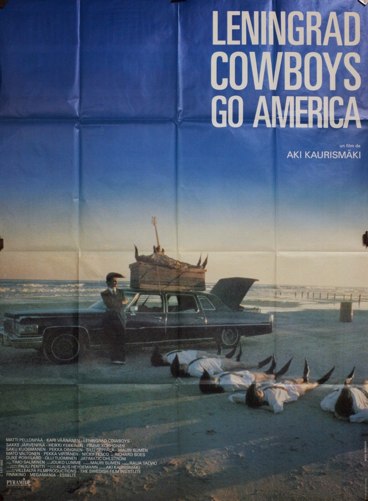 LENINGRAD COWBOYS GO AMERICA MOVIE POSTER ORIGINAL 120x160 AKI KAURISMAKI