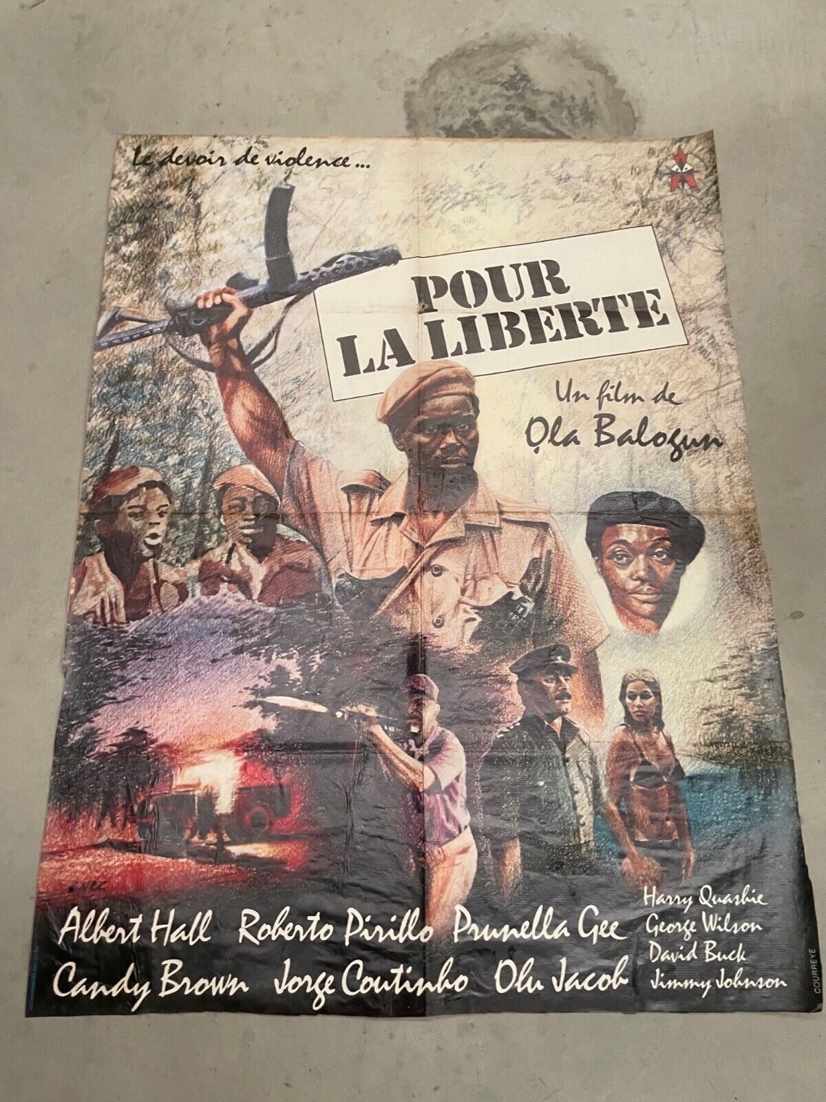 POUR LA LIBERTÉ  ORIGINAL 120x160 ALBERT HALL