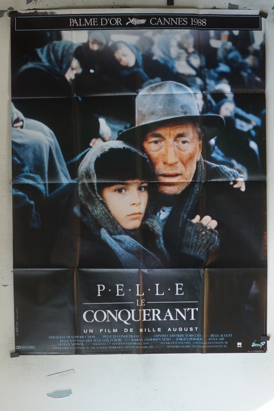 PELLE LE CONQUERANT MOVIE POSTER ORIGINAL 120x160 BILLE AUGUST