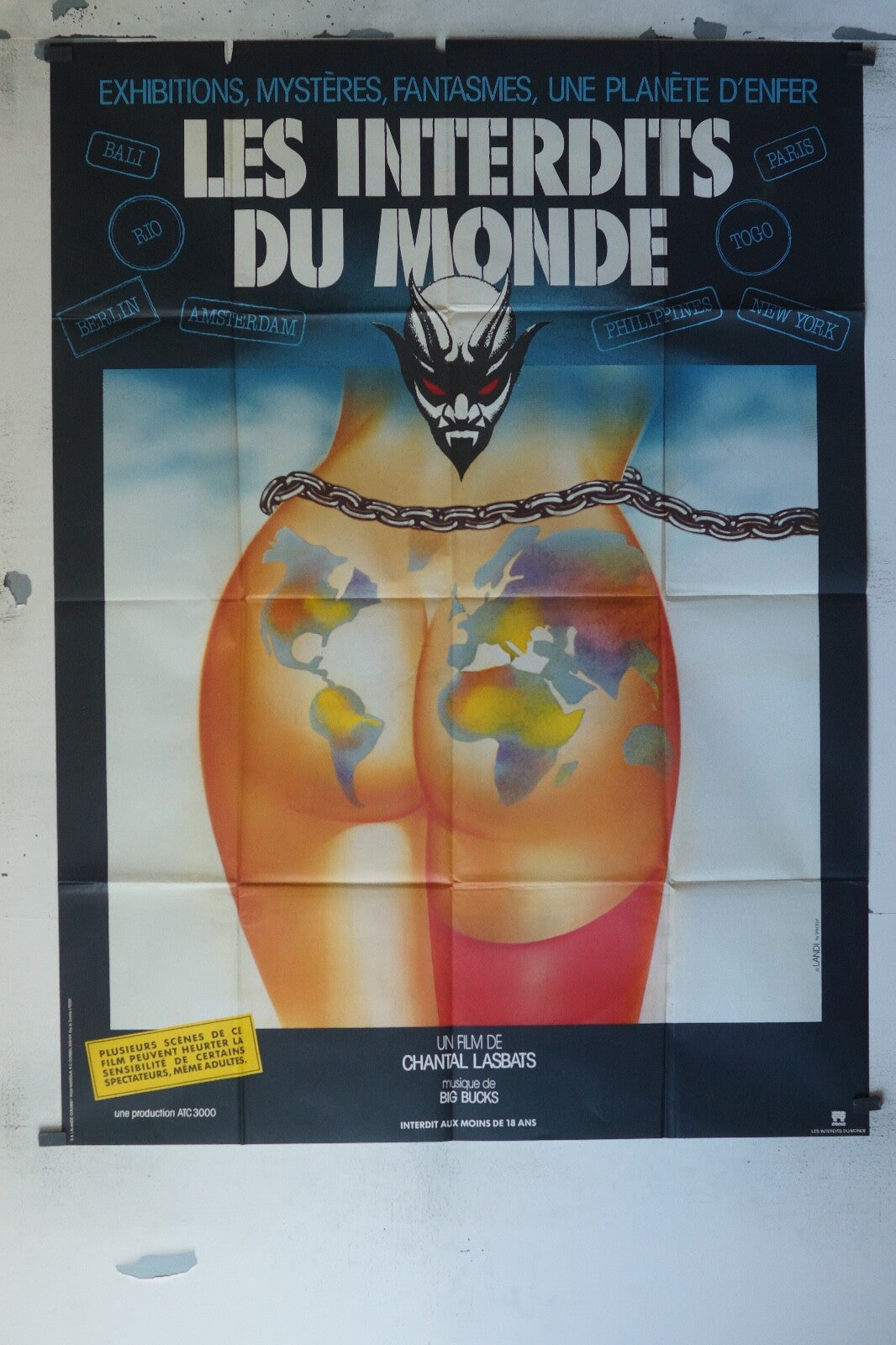 LES INTERDITS DU MONDE MOVIE POSTER ORIGINAL 120x160 CHANTAL LASBATS