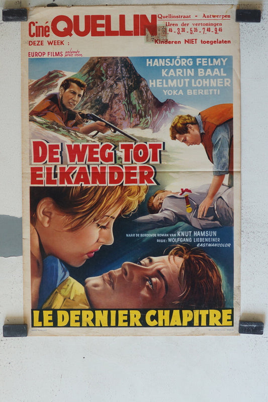 DERNIER CHAPITRE (LE) (POSTER ORIGINAL) 30X55 Helmuth Lohner , Karin Baal 