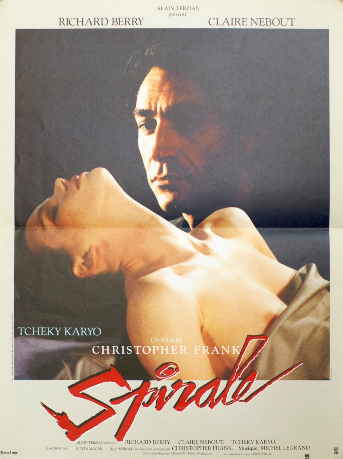 SPIRALE ORIGINAL POSTER 40x60, Christopher Frank, Richard Berry