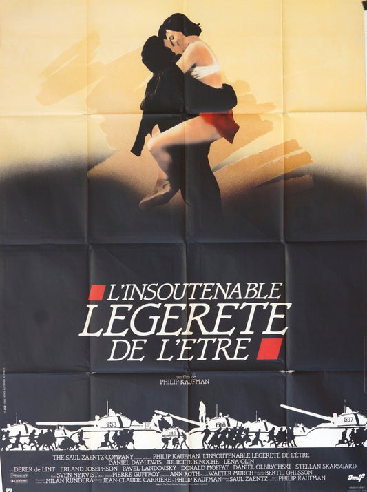 L’INSOUTENABLE LÉGERETÉ DE L’ÊTRE PHILIP KAUFMAN movie poster ORIGINAL 120x16