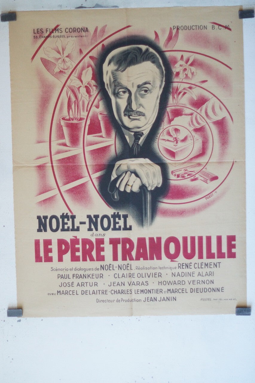 LE PÈRE TRANQUILLE MOVIE POSTER ORIGINAL (60X80) NOEL NOEL