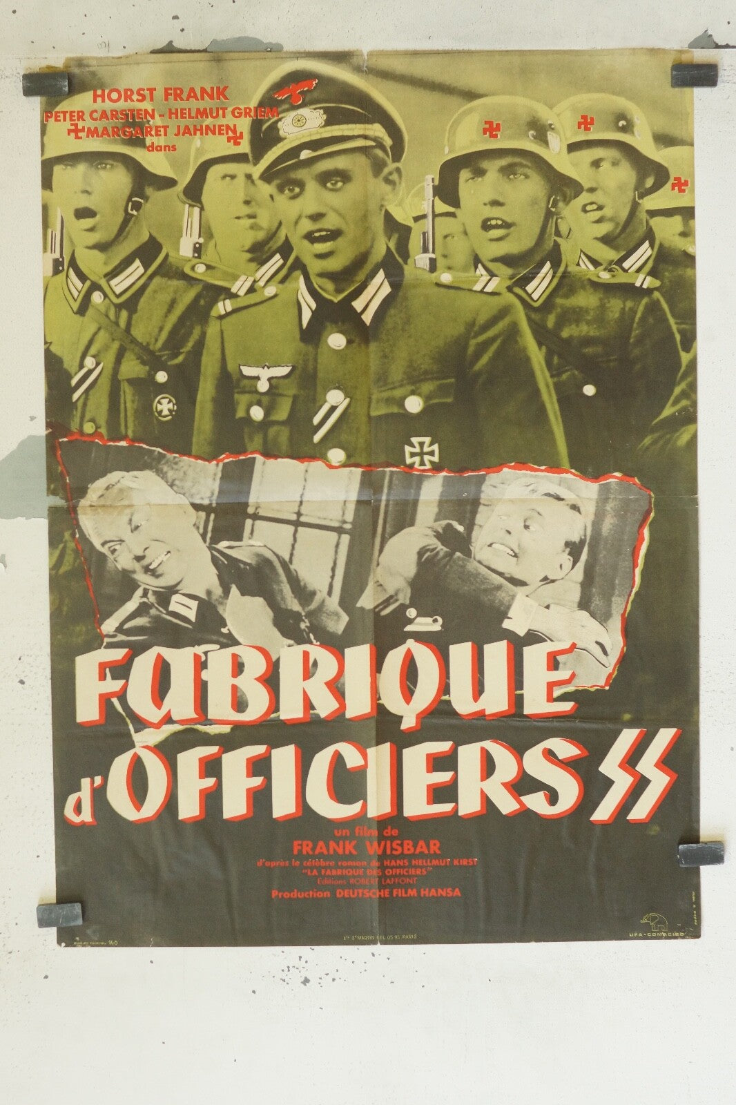 FABRIQUE D’OFFICIERS PORTRAIT POSTER ORIGINAL (60X80) PETER CARSTEN – HELMUT