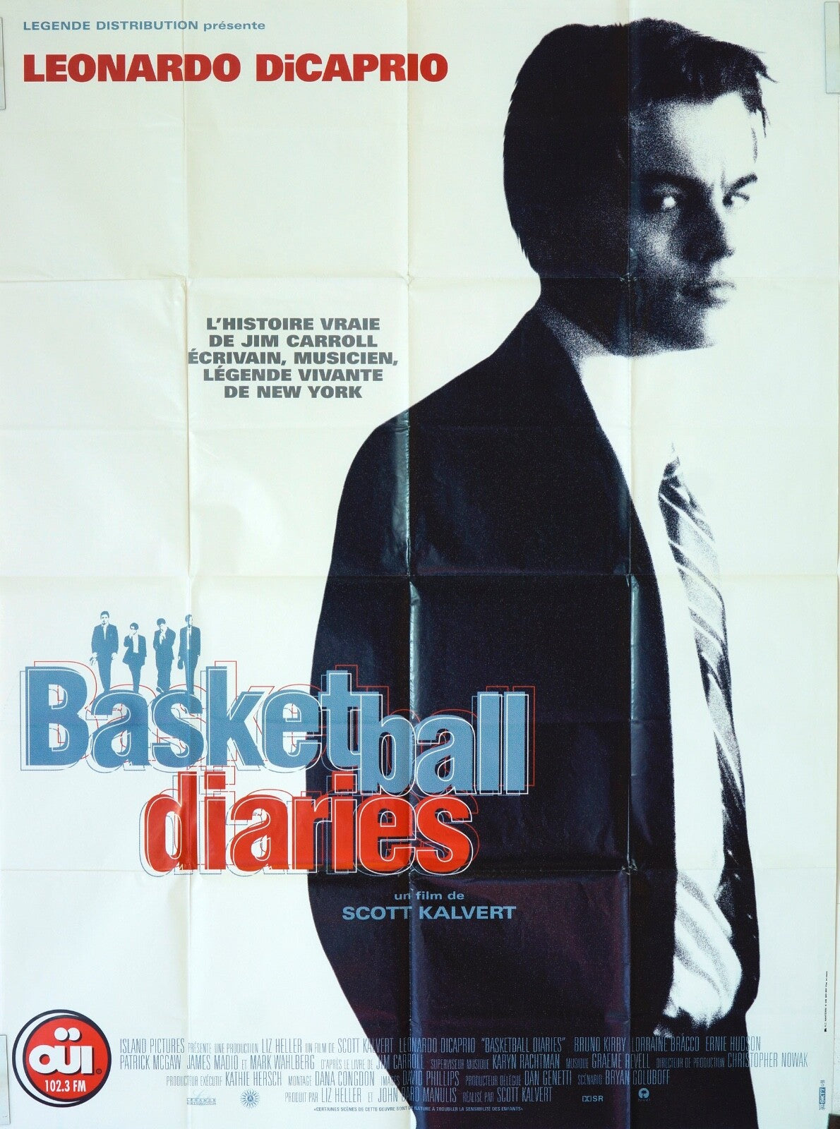BASKETBALL DIARIES MOVIE POSTER ORIGINAL 120x160 SCOTT KALVERT