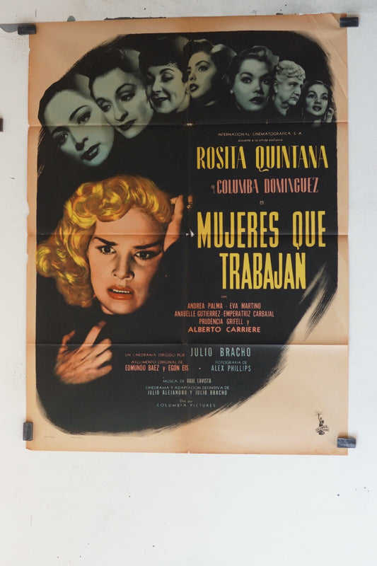 MUJERES QUE TRABAJAN MOVIE POSTER ORIGINAL (69x103) Nigel Patrick,Charles Coburn
