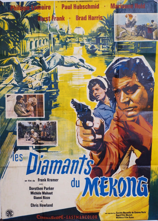 LES DIAMANTS DE MEKONG MOVIE POSTER ORIGINAL 120x160