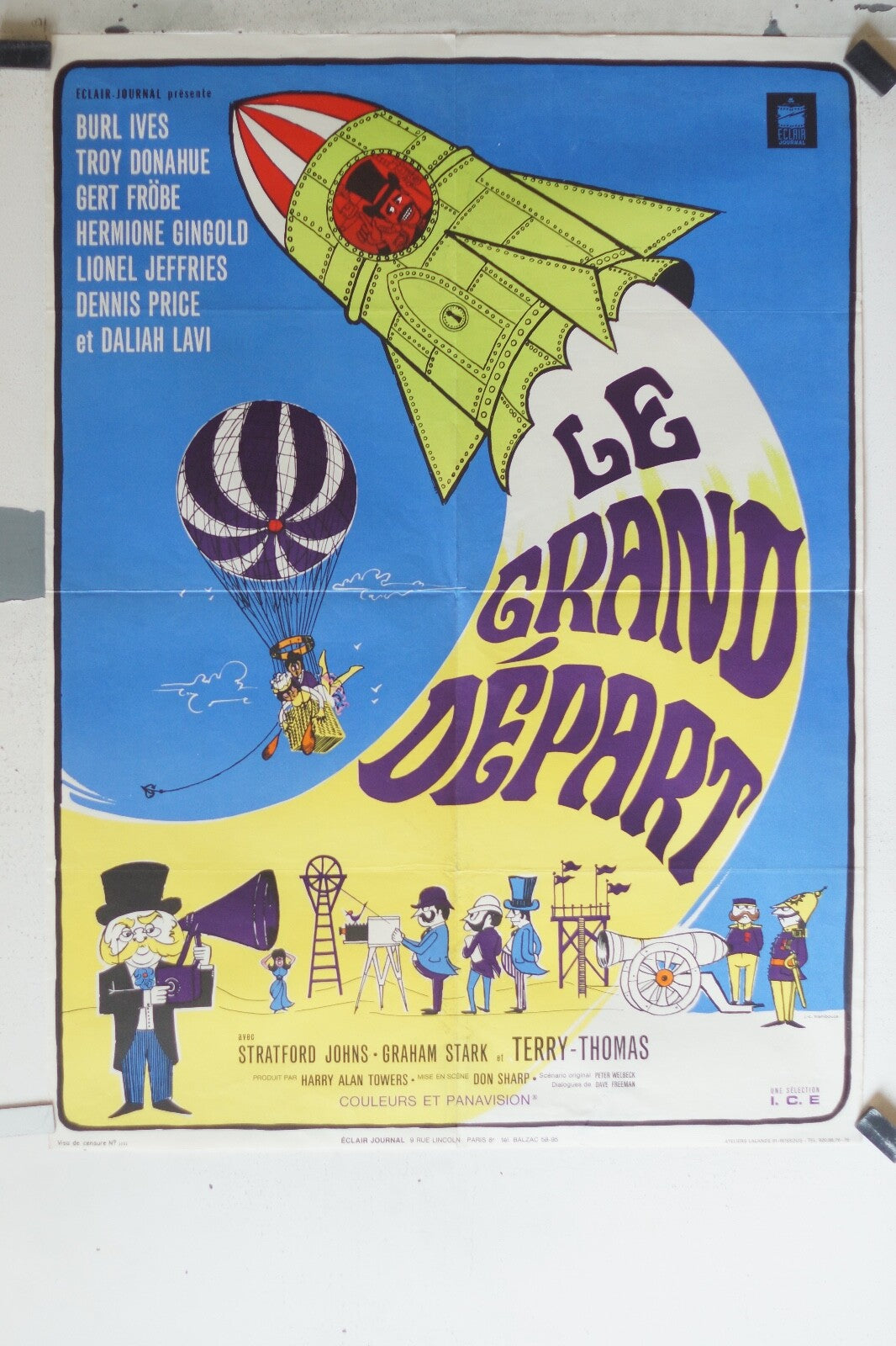 GRAND DEPART (LE) MOVIE POSTER ORIGINAL(60X80) Stratford Johns ,