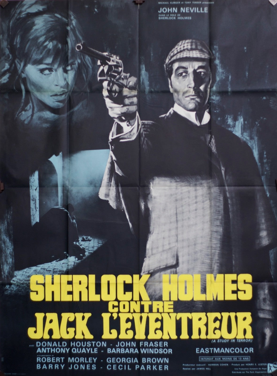 SHERLOCK HOLMES CONTRE L’ÉVENTREUR DONALD HOUSTON MOVIE POSTER ORIGINAL 120x160