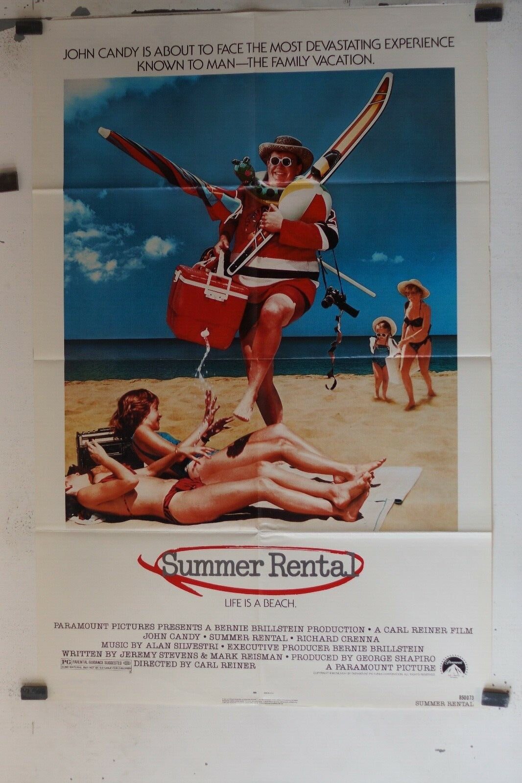 SUMMER RENTAL (MOVIE POSTER ORIGINAL) 69x103, CARL REINER 