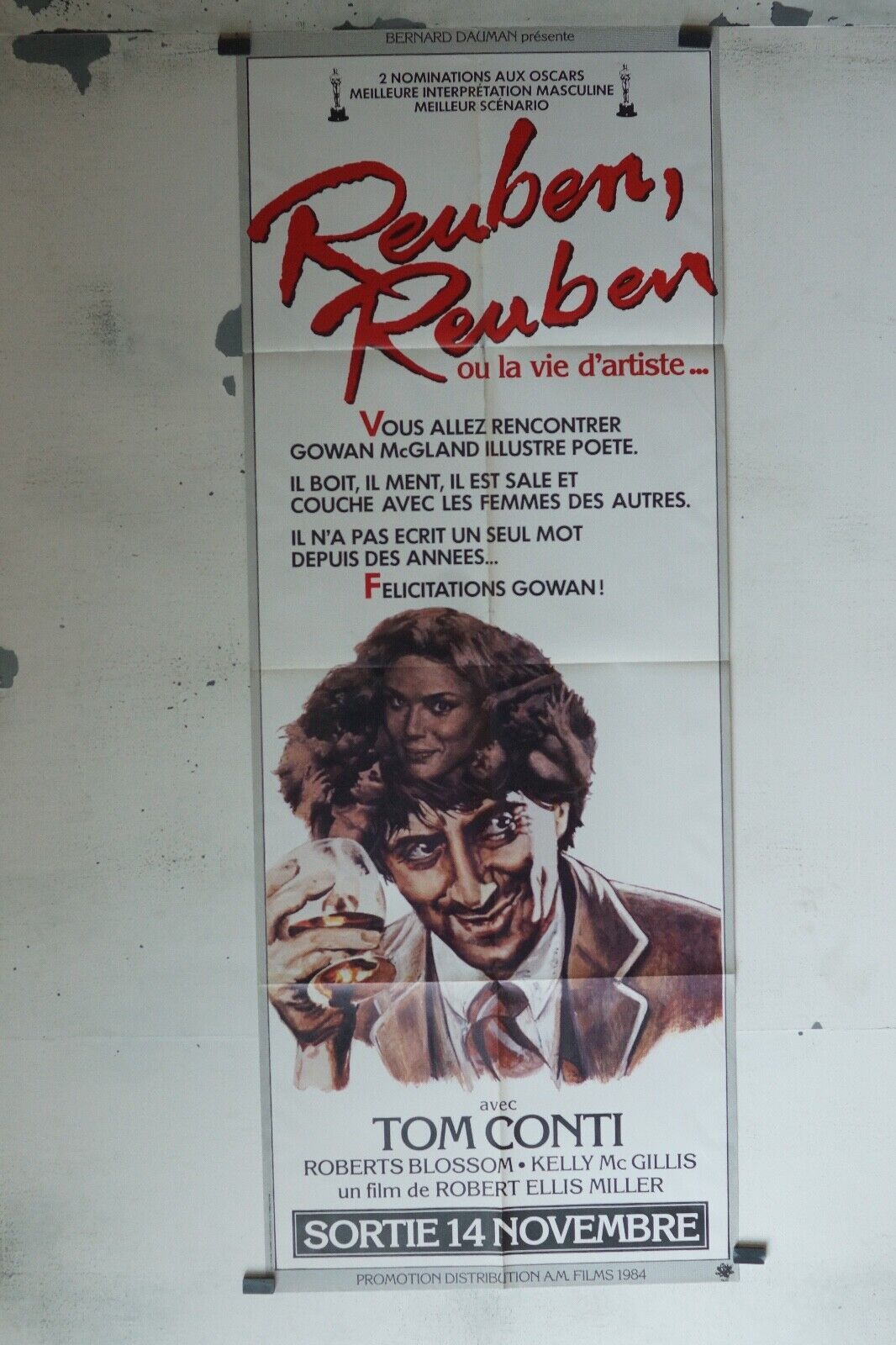 REUBEN REUBEN 60x160 ORIGINAL POSTER TOM CONTI