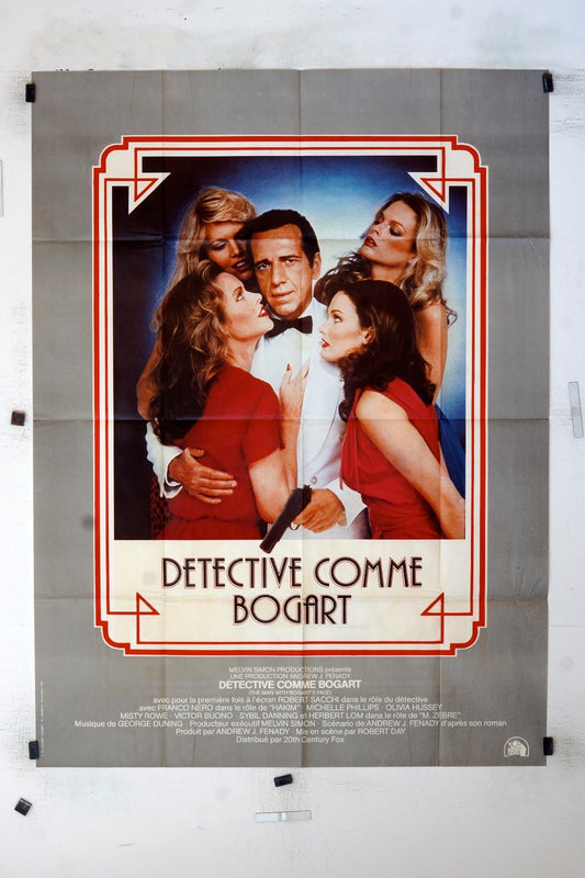 DÉTECTIVE COMME BOGART FRANCO NERO MOVIE POSTER ORIGINAL (120x160)
