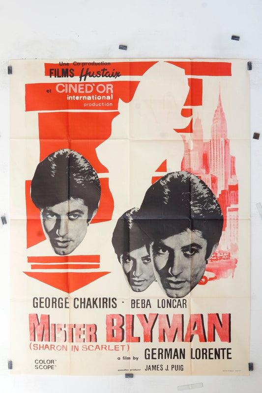 MISTER BLYMAN GEORGE CHAKIRIS movie poster ORIGINAL 120x160