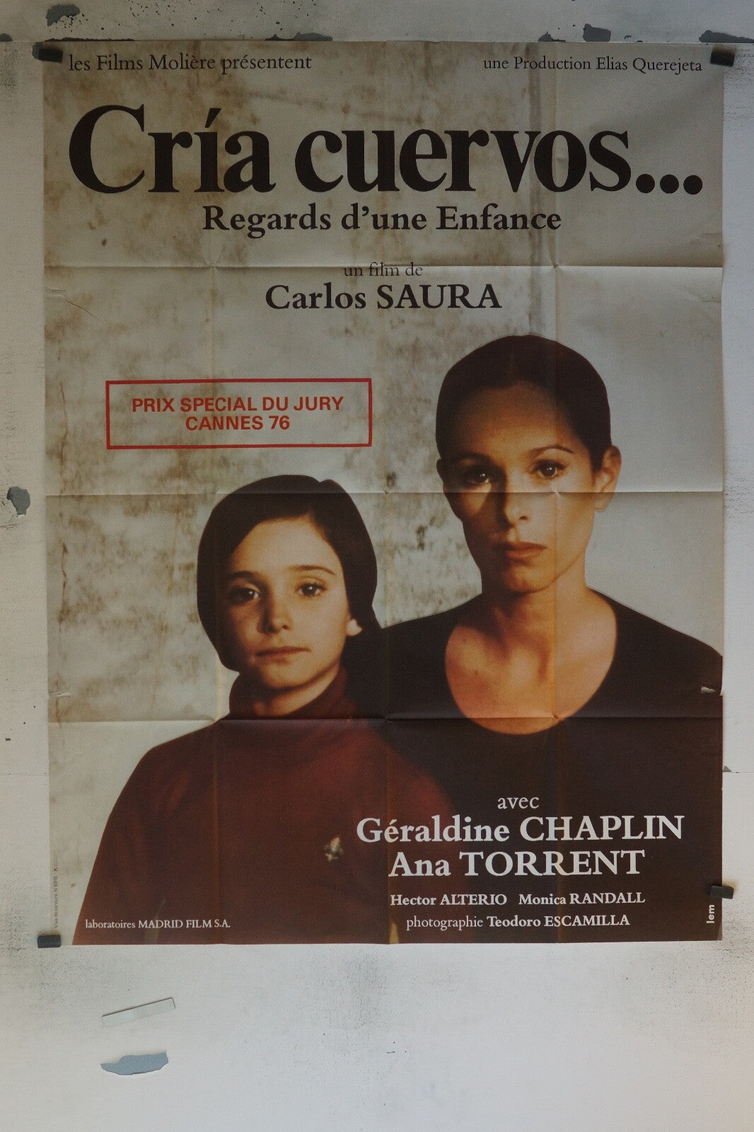 CRIA CUERVOS… MOVIE POSTER ORIGINAL 120x160 CARLOS SAURA