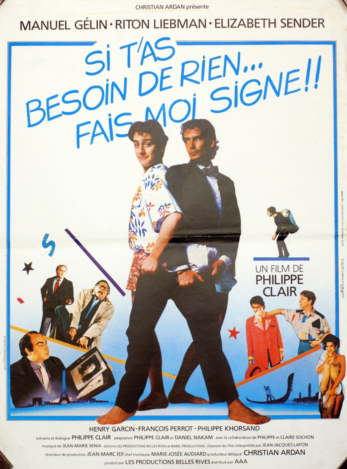 SI T’AS BESOIN DE RIEN… FAIS MOI SIGNE (French Version) 40x60
