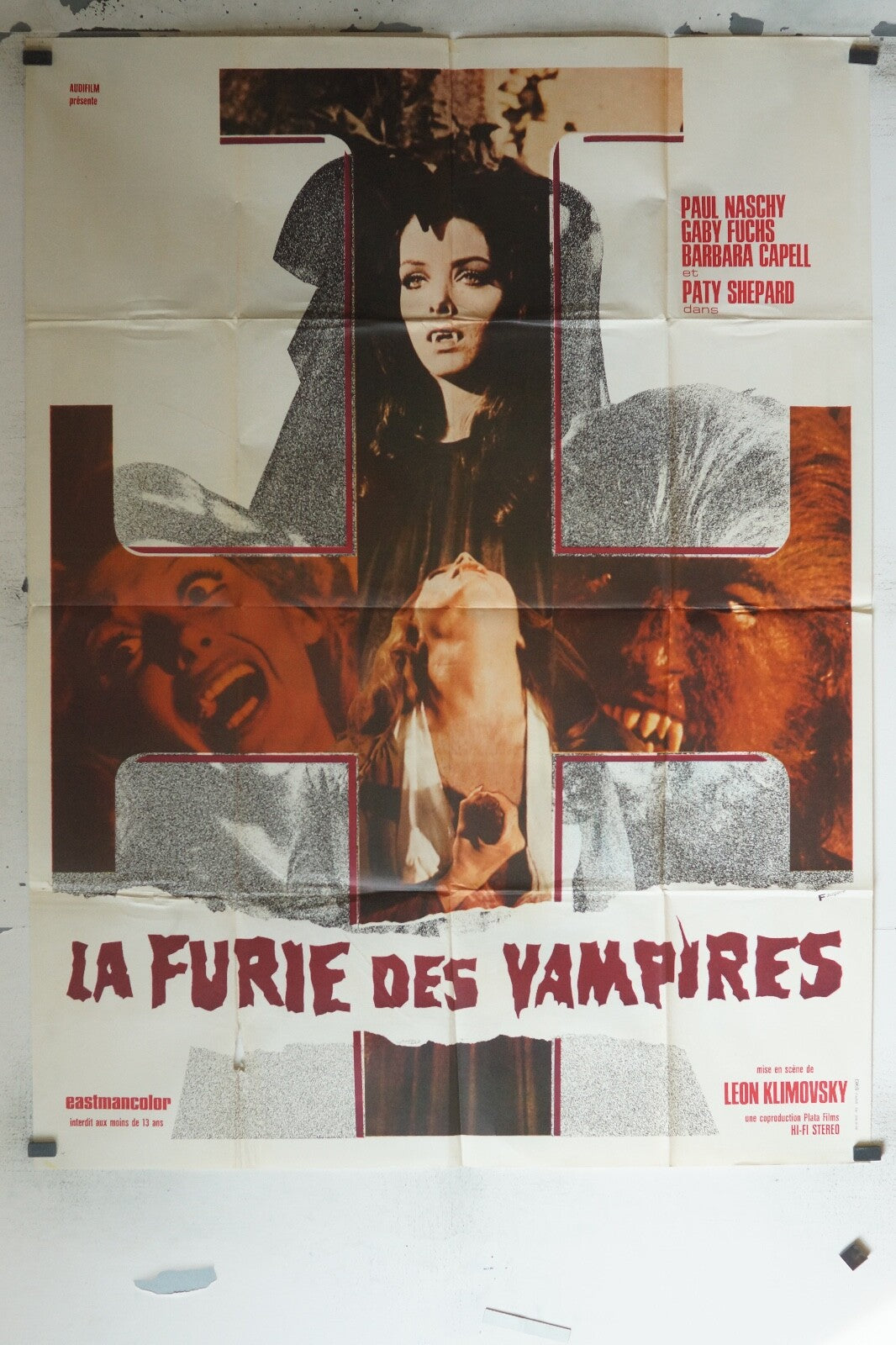 LA FURIE DES VAMPIRES ORIGINAL 120x160 ELLIOTT GOULD