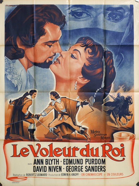 LE VOLEUR DU ROI ANN BLYTH ORIGINAL MOVIE POSTER 120x160