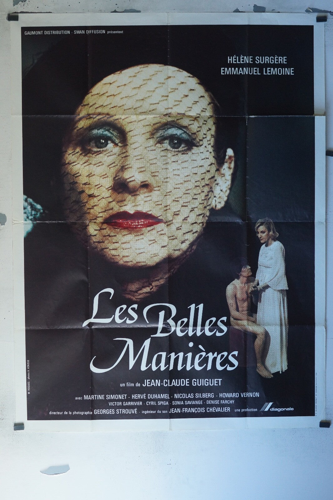 LES BELLES MANIÈRES MOVIE POSTER ORIGINAL 120x160 HELENE SURGÈRE