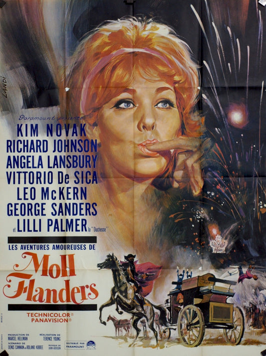 MOLL FLANDERS  KIM NOVAK MOVIE POSTER ORIGINAL 120x160