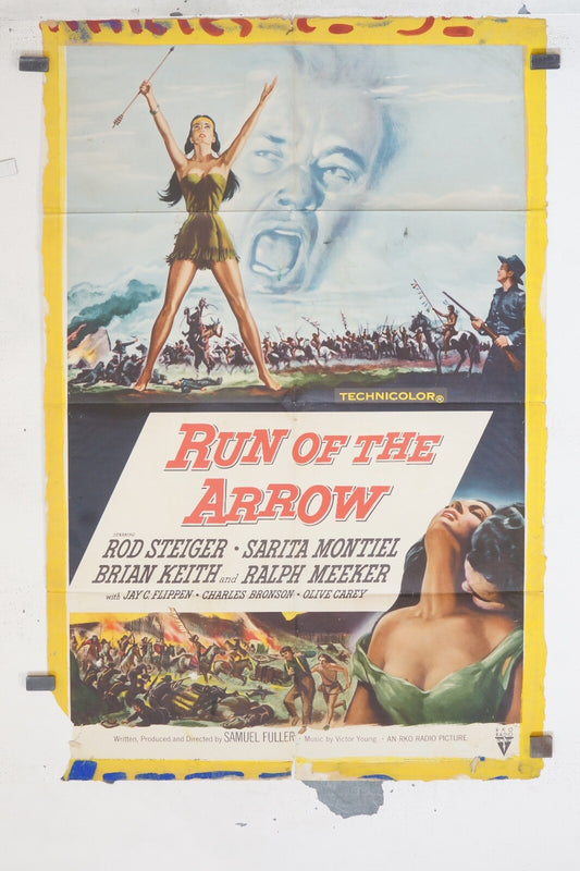 RUN OF THE ARROW MOVIE POSTER ORIGINAL (69x103), Rod Steiger 