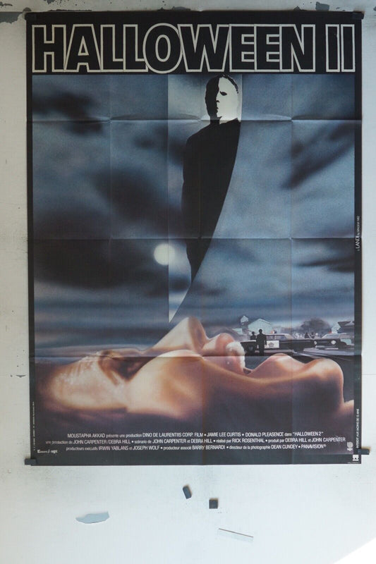 HALLOWEEN II MOVIE POSTER ORIGINAL 120x160 JAMIE LEE CURTIS
