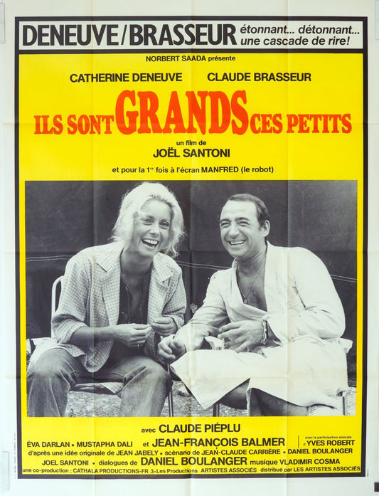 ILS SONT GRANDS CES PETITS ORIGINAL MOVIE POSTER 120X160 CATHERINE DENEUVE