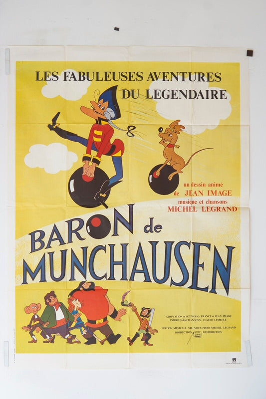 BARON DE MUNCHAUSEN movie poster ORIGINAL (120x160) MICHEL LEGRAND