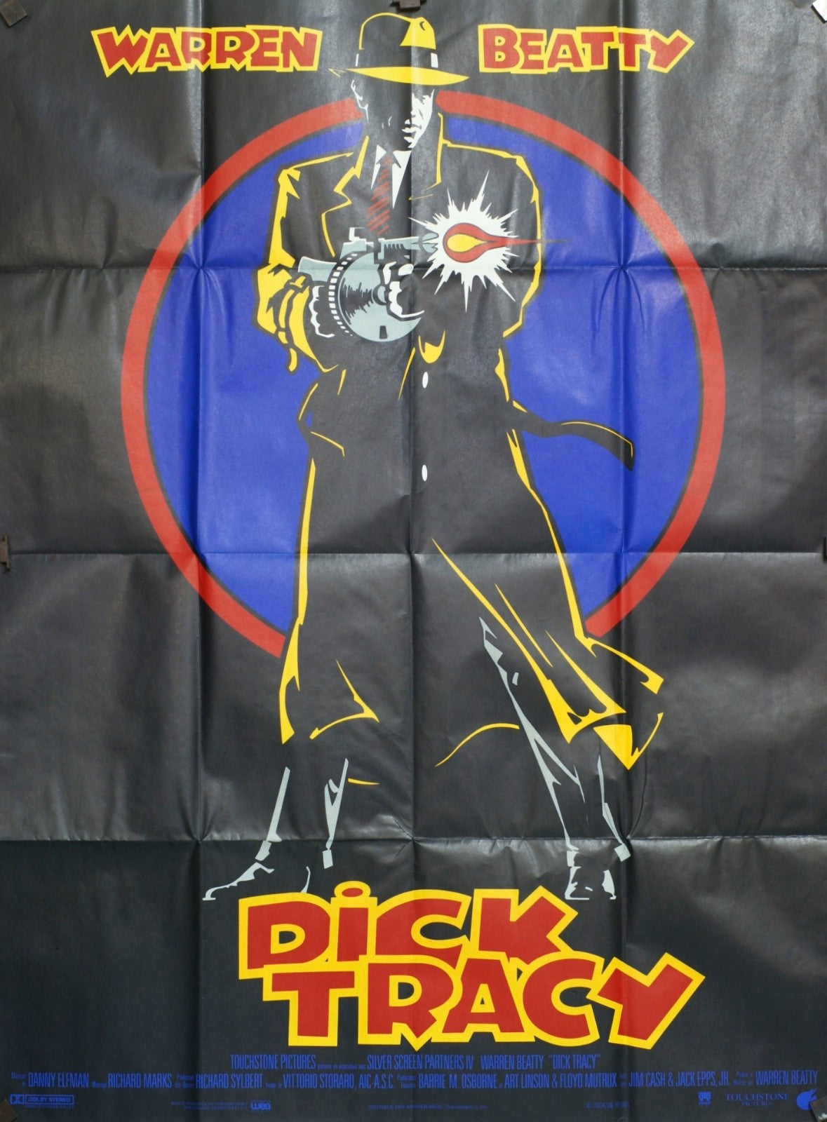 DICK TRACY WARREN BEATTY MOVIE POSTER ORIGINAL120x160