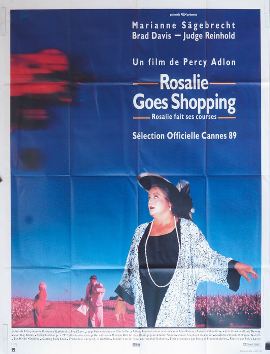 ROSALIE GOES SHOPPING CONNECTION MOVIE POSTER ORIGINAL 120x160 BRAD DAVIS