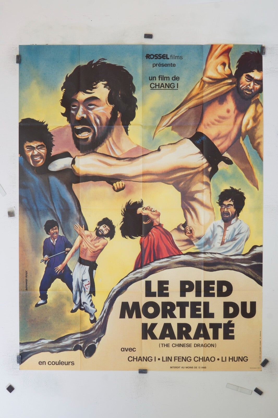 LE PIED MORTEL DU KARATÉ CHANG I 120x160 ORIGINAL MOVIE POSTER