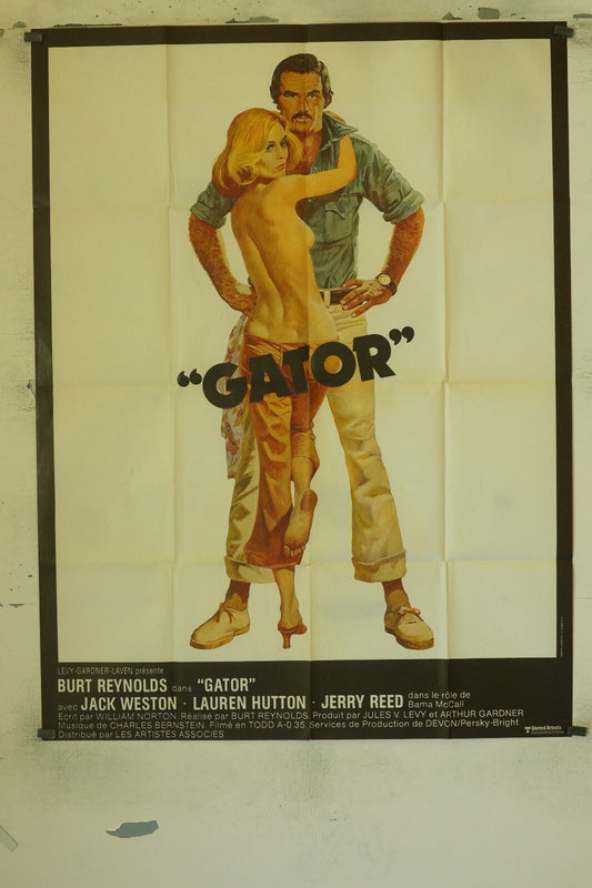 GATOR MOVIE POSTER ORIGINAL 120x160 BURT REYNOLDS