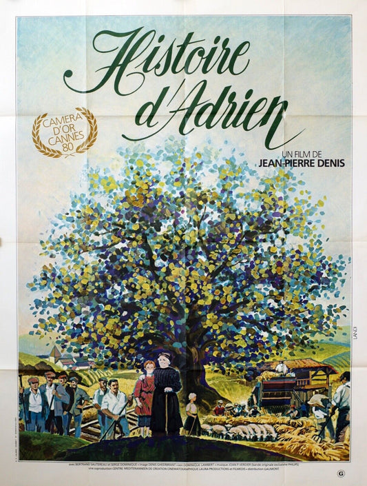 HISTOIRE D’ADRIEN ORIGINAL MOVIE POSTER 120x160 JEAN PIERRE DENIS