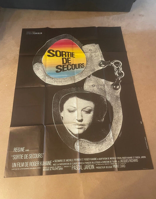SORTIE DE SECOURS MOVIE POSTER ORIGINAL 120x160 RÉGINE
