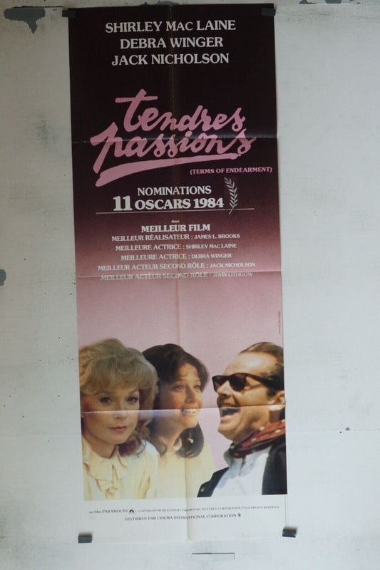 TENDRES PASSIONS MOVIE POSTER ORIGINAL 60x160 SHIRLEY MAC LAINE