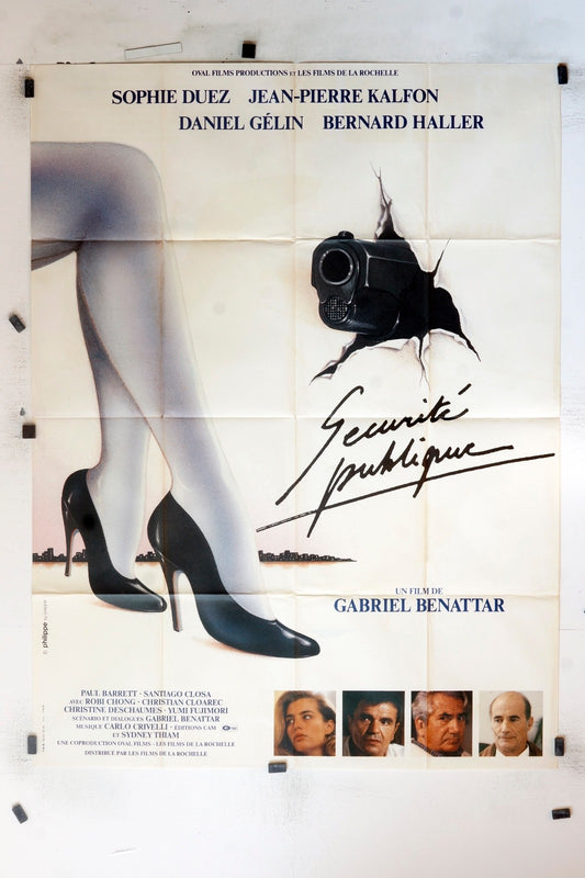 SÉCURITÉ PUBLIQUE SOPHIE DUEZ ORIGINAL POSTER ORIGINAL 120x160
