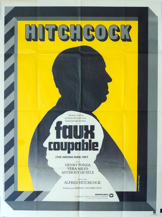 FAUX COUPABLE ORIGINAL MOVIE POSTER 120x160 HENRY FONDA