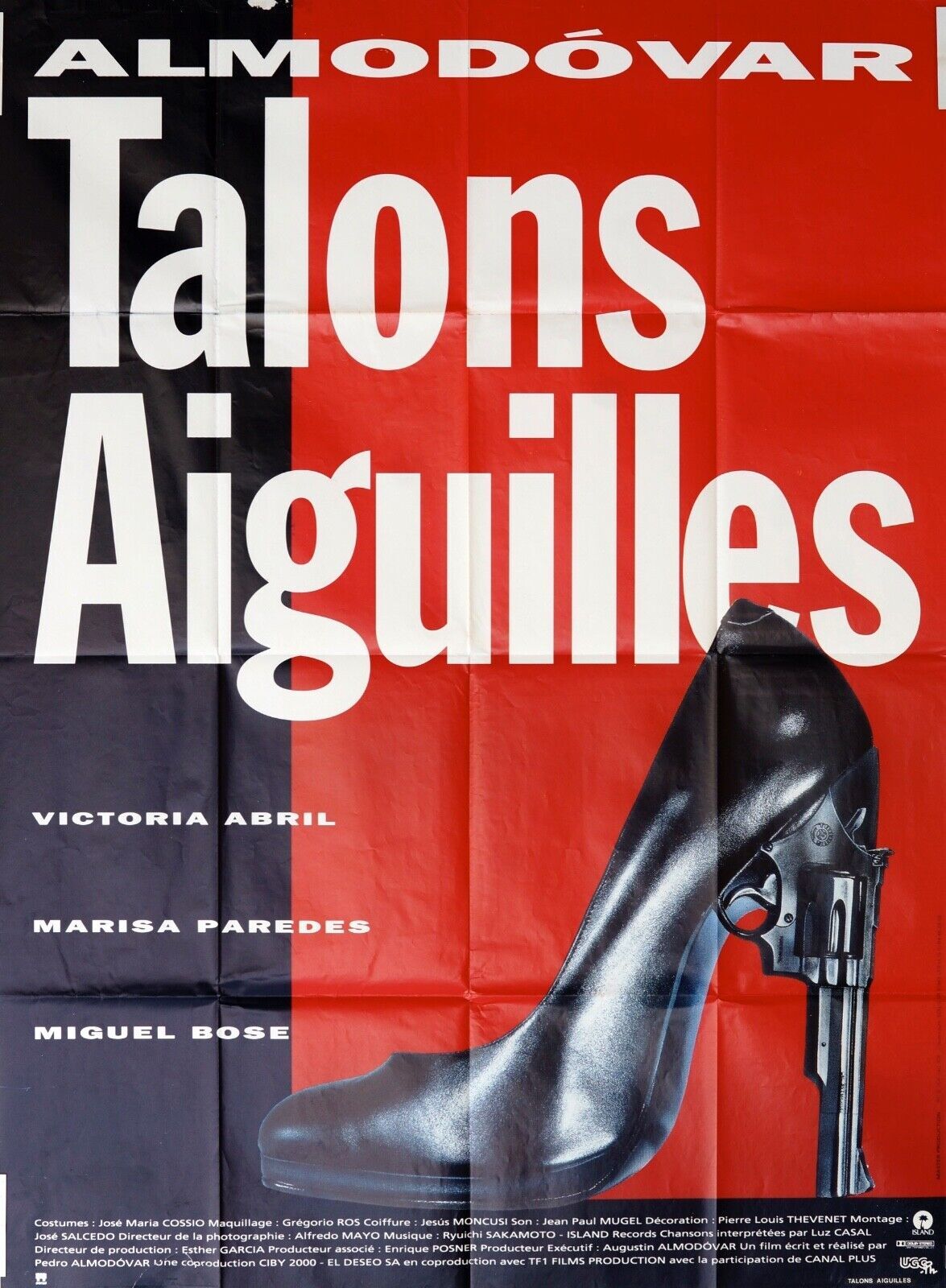 TALONS AIGUILLES… MOVIE POSTER ORIGINAL 120x160 ALMODOVAR