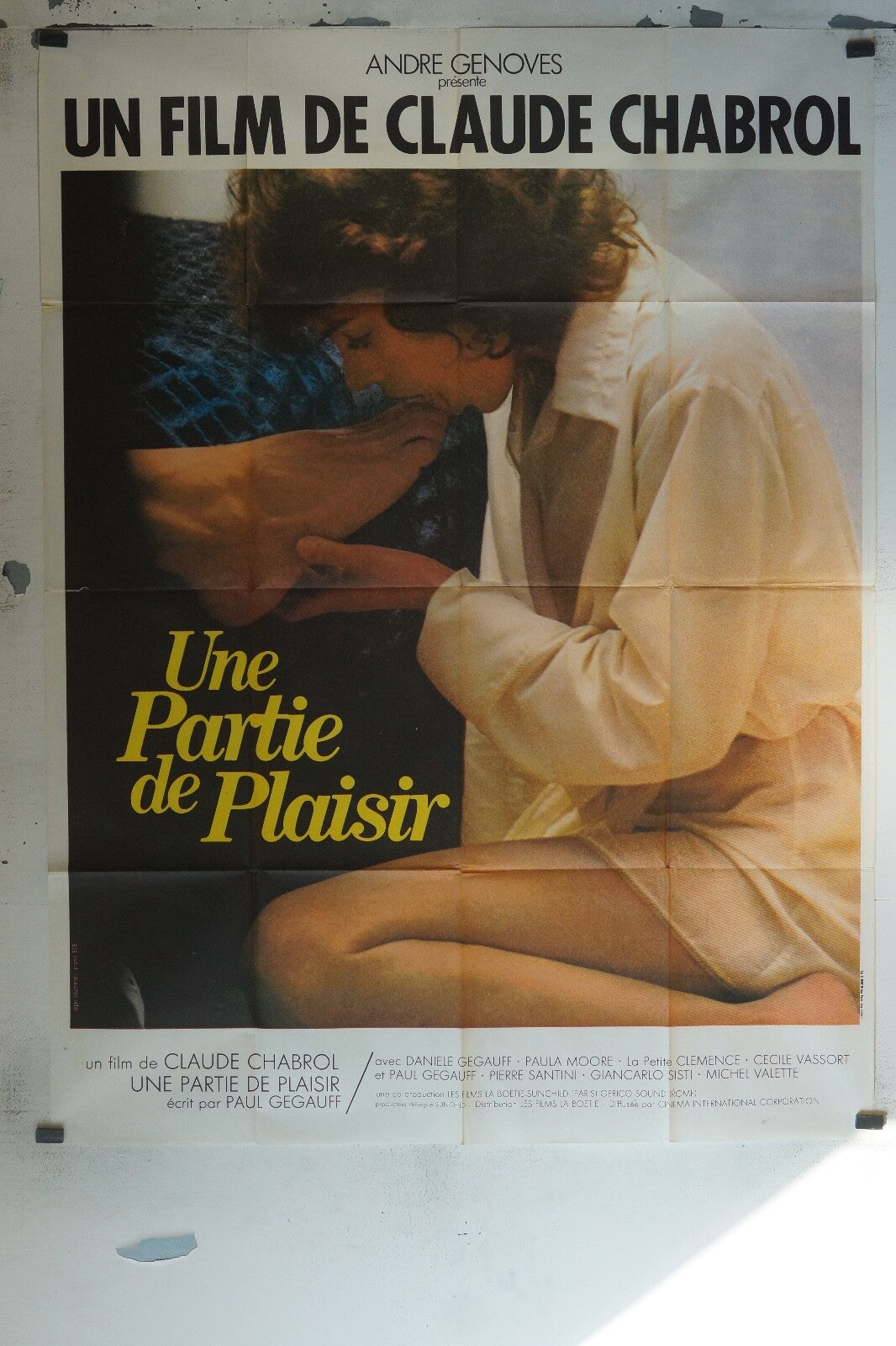 UNE PARTIE DE PLAISIR, EROCTIC MOVIE MOVIE POSTER ORIGINAL 120x160 JOHN WAYNE