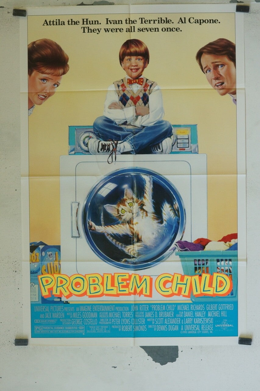 PROBLEM CHILD (70X100) ORIGINAL MOVIE POSTER JOHN RITTER