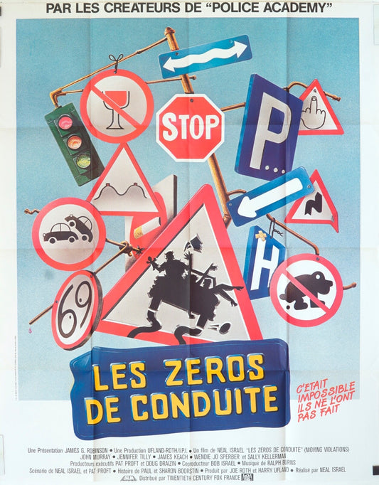 LES ZÉROS DE CONDUITE MOVIE POSTER ORIGINAL (120X160)  JOHN MURRAY, NEAL ISRAEL