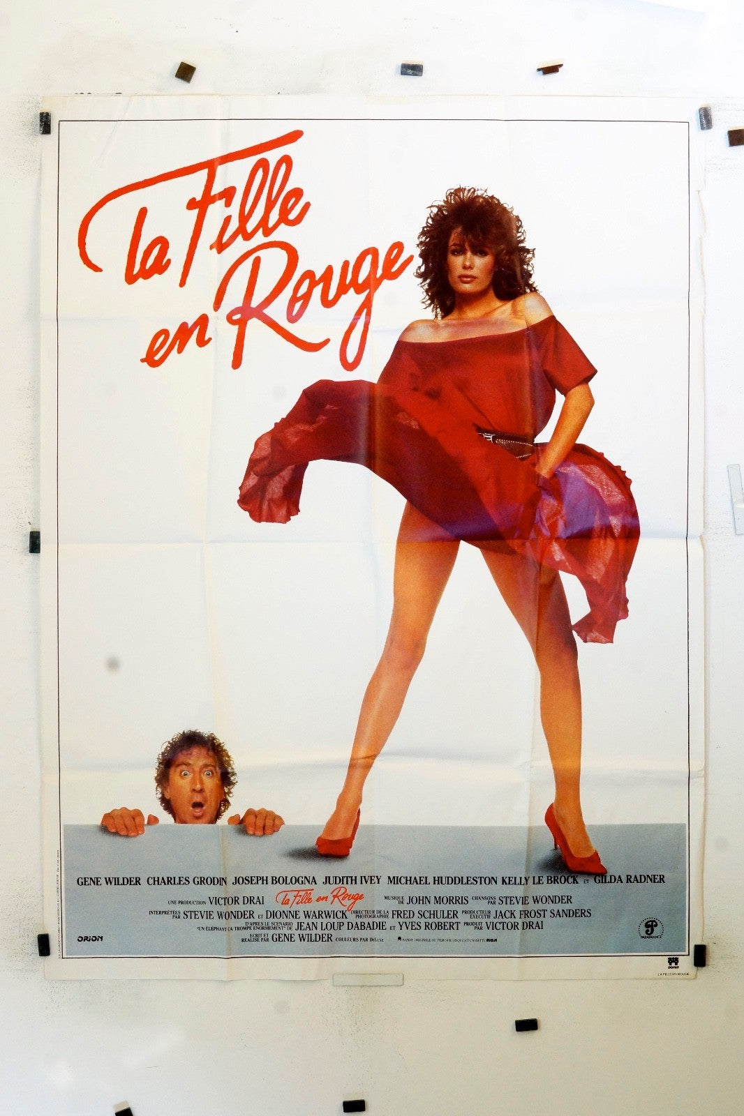 LA FILLE EN ROUGE GENE WILDER MOVIE POSTER ORIGINAL (120X160)