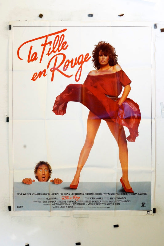 LA FILLE EN ROUGE GENE WILDER MOVIE POSTER ORIGINAL (120X160)