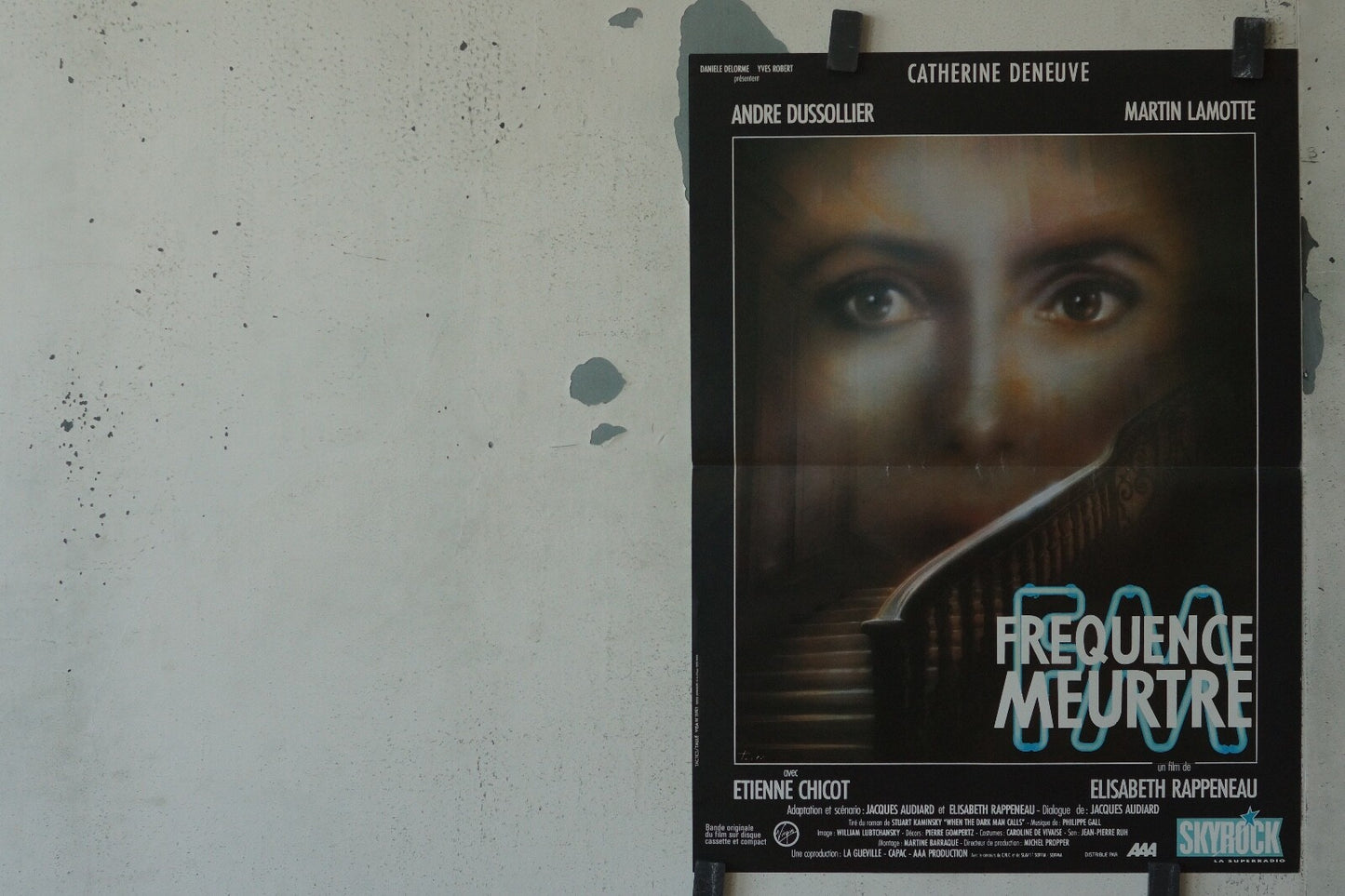 FRÉQUENCE MEURTRE POSTER ORIGINAL (40X60) CATHERINE DENEUVE