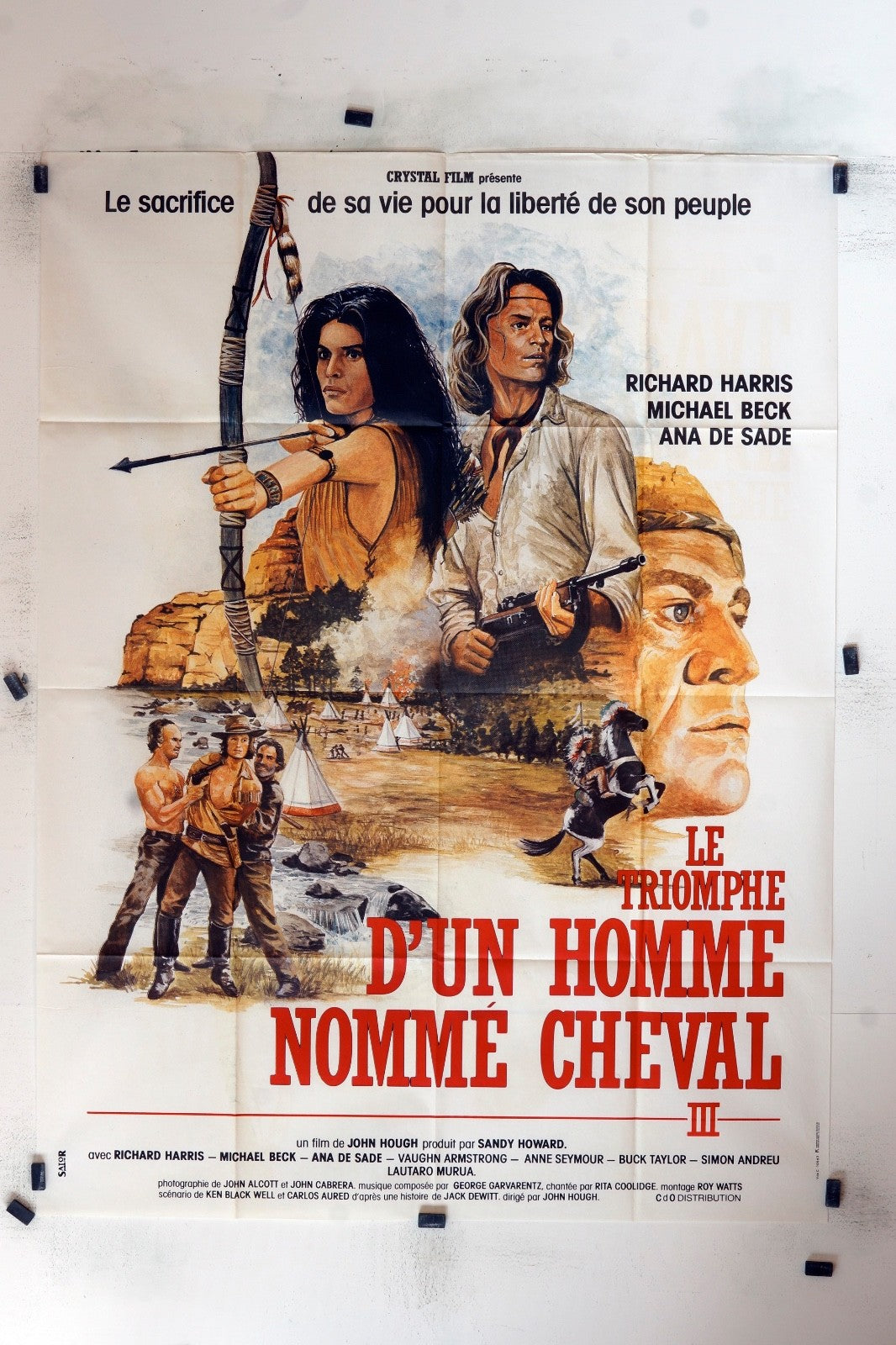 LE TRIOMPHE D’UN HOMME NOMMÉ CHEVAL MOVIE POSTER ORIGINAL (120X160)