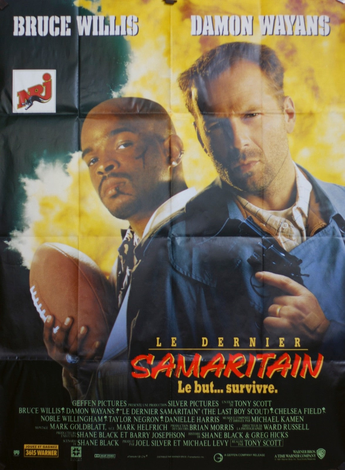 LE DERNIER SAMARITAIN BRUCE WILLIS MOVIE POSTER ORIGINAL 120x160