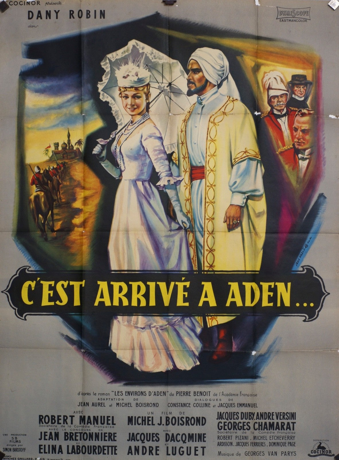 C’EST ARRIVÉ A ADEN ROBERT MANUEL MOVIE POSTER ORIGINAL 120x160