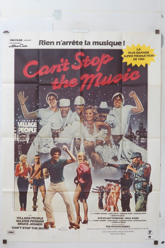 CAN’T STOP THE MUSIC MOVIE POSTER ORIGINAL 120x160 TAMMY GRIMES